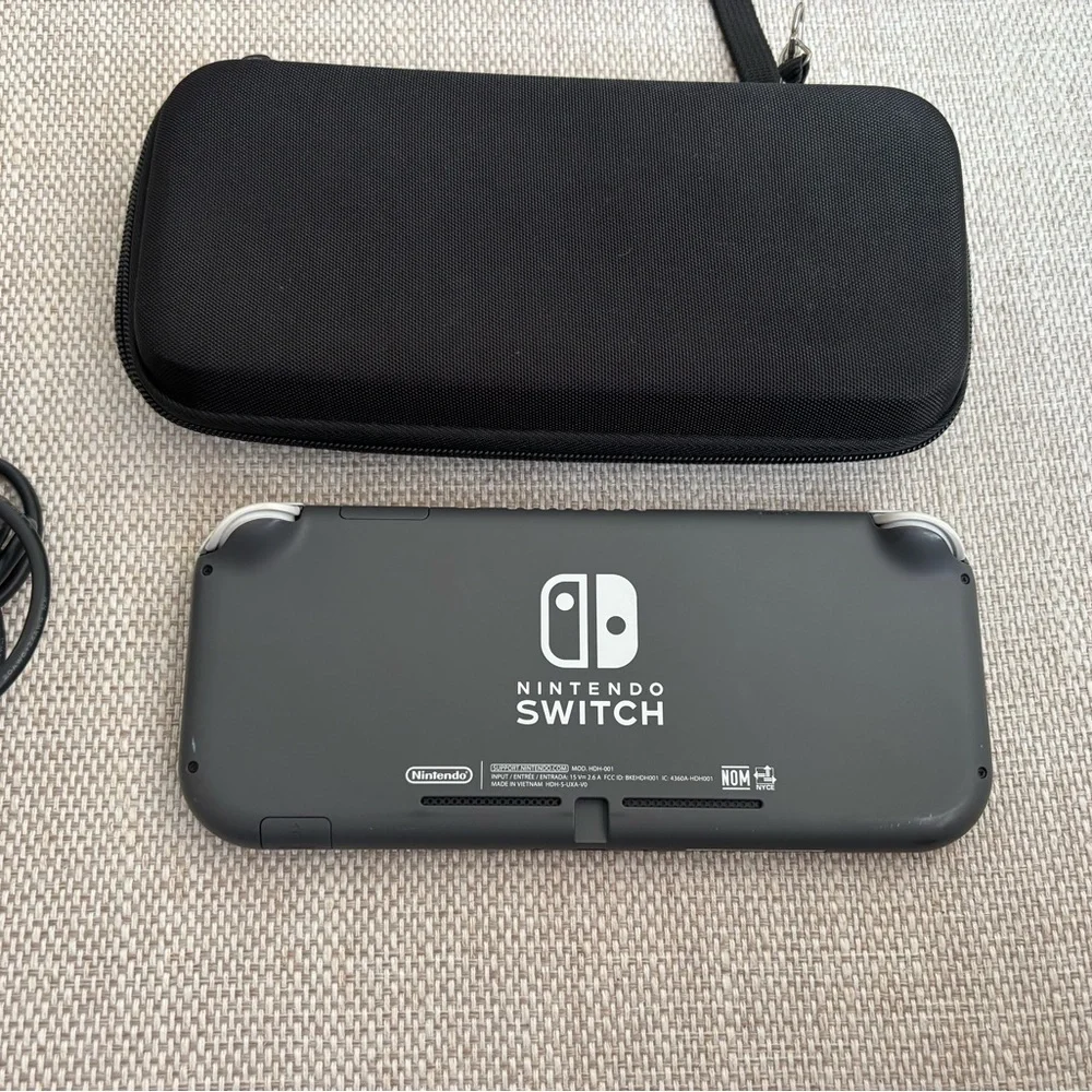 Gray Nintendo Switch Lite - Picture 2 of 2